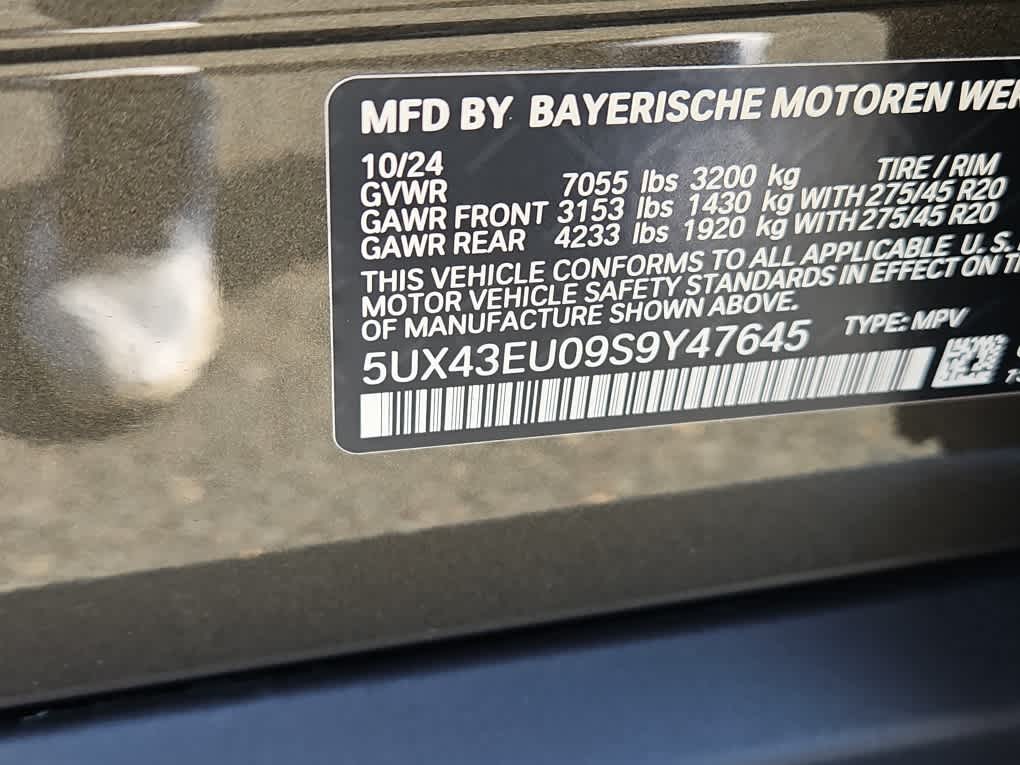 new 2025 BMW X5 PHEV car, priced at $79,825