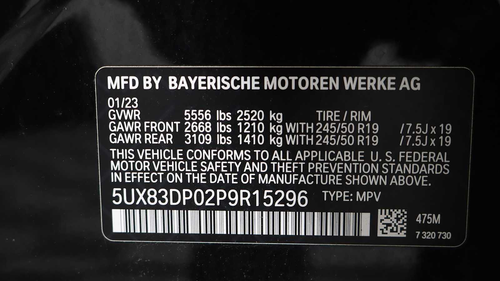 used 2023 BMW X3 car, priced at $54,698
