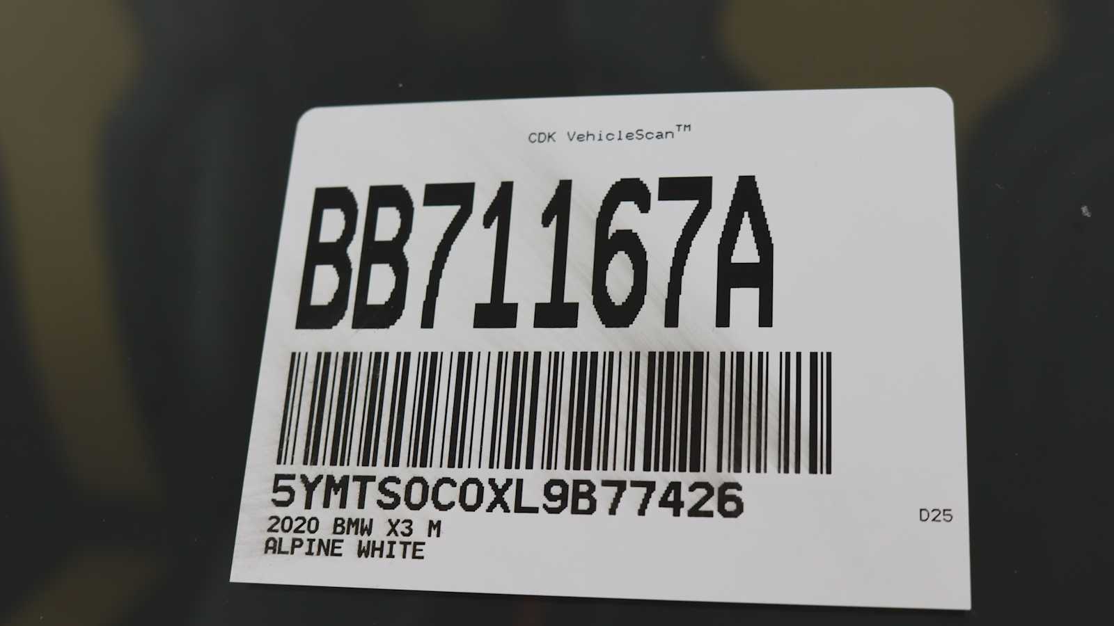 used 2020 BMW X3 M car, priced at $41,898