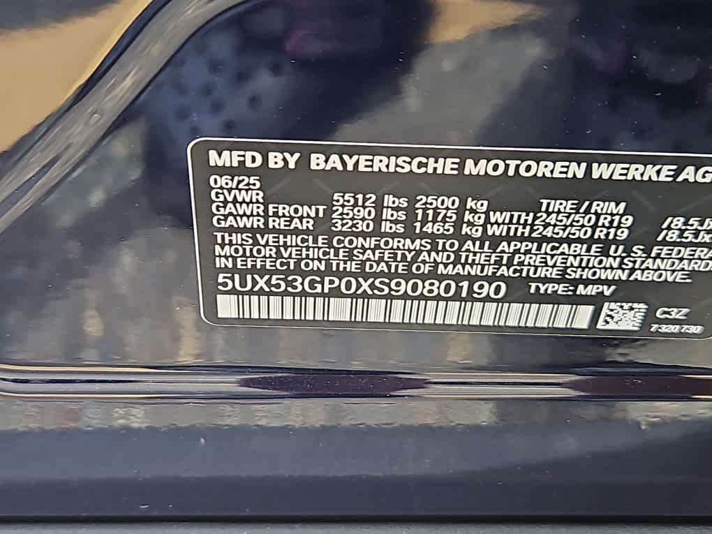 new 2025 BMW X3 car, priced at $59,460