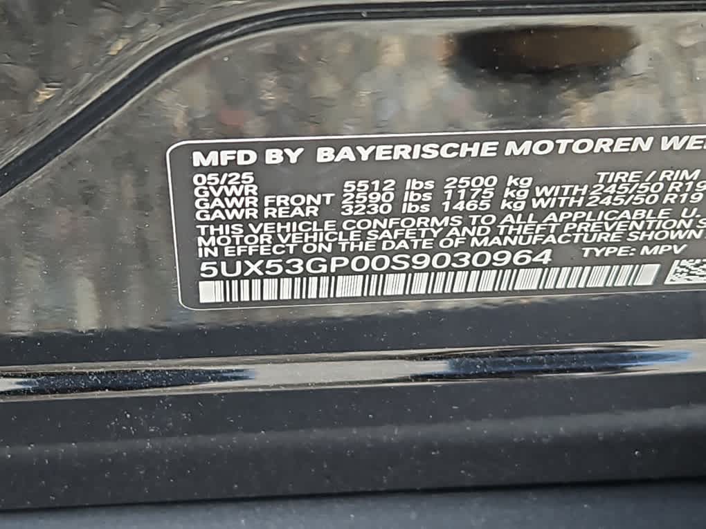 new 2025 BMW X3 car, priced at $56,725