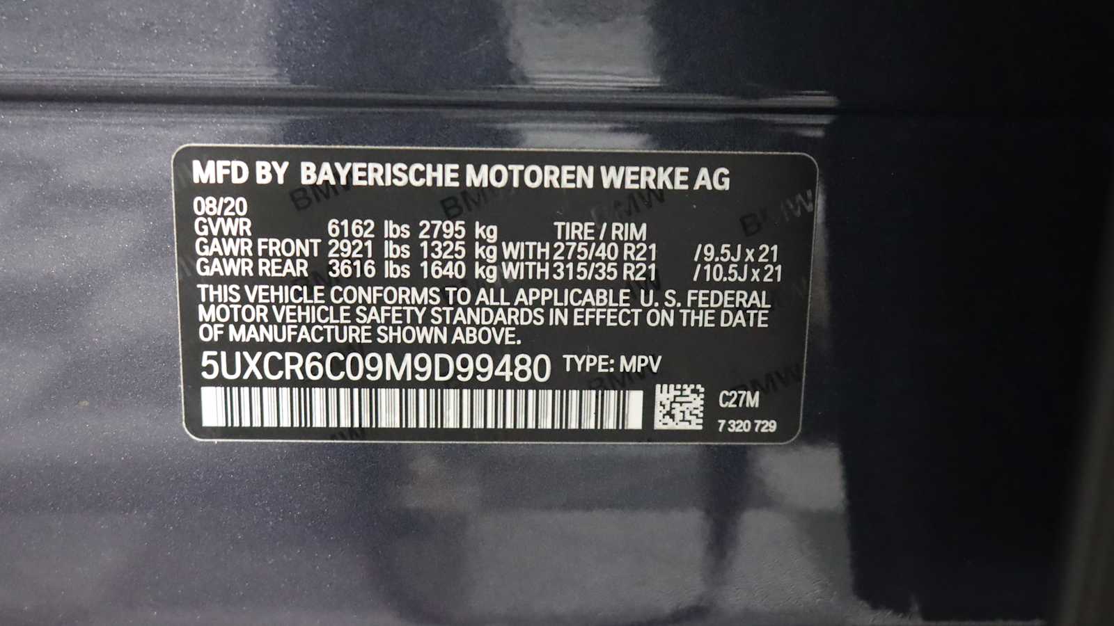 used 2021 BMW X5 car, priced at $38,598