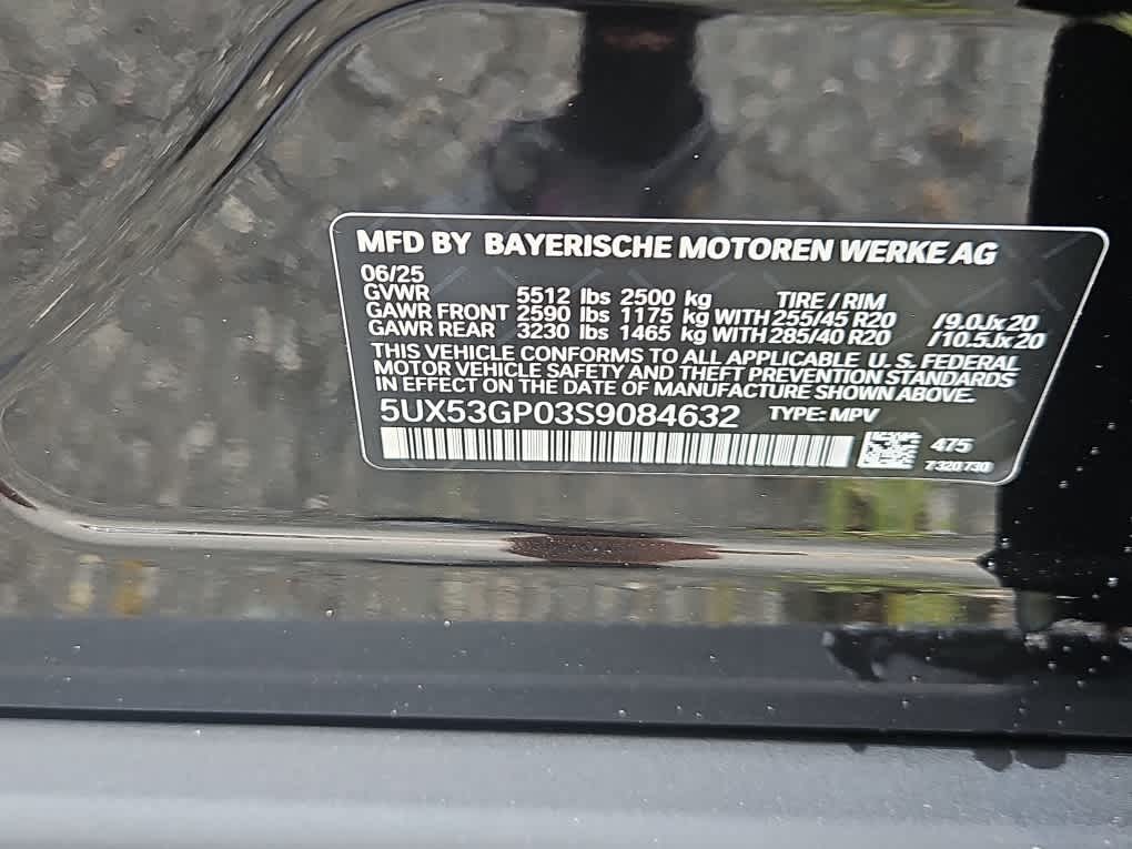new 2025 BMW X3 car, priced at $59,810