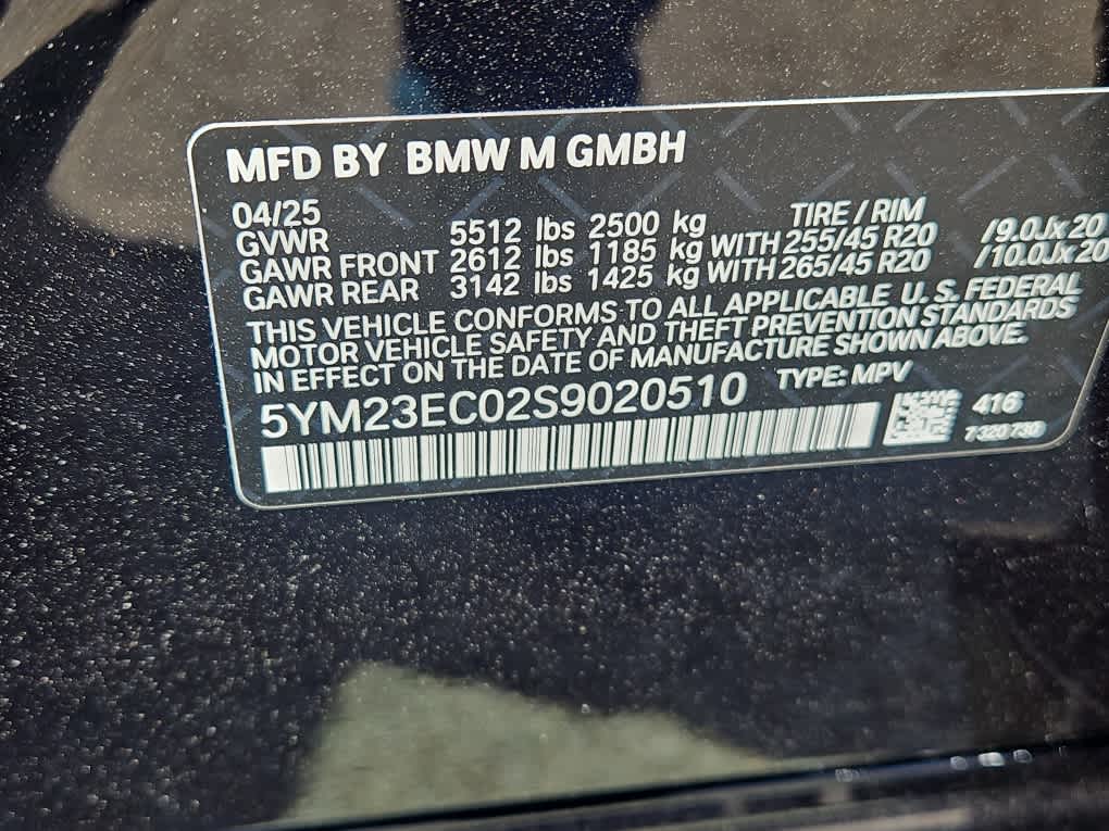 new 2025 BMW X4 M car, priced at $83,175