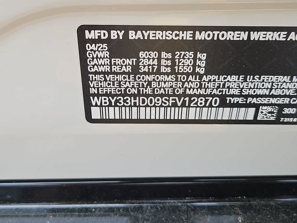 new 2025 BMW i4 car, priced at $75,175