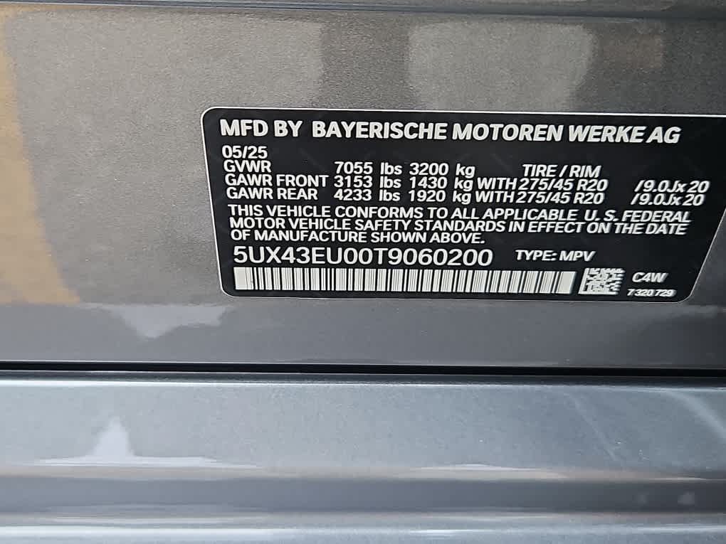 new 2026 BMW X5 car, priced at $82,275