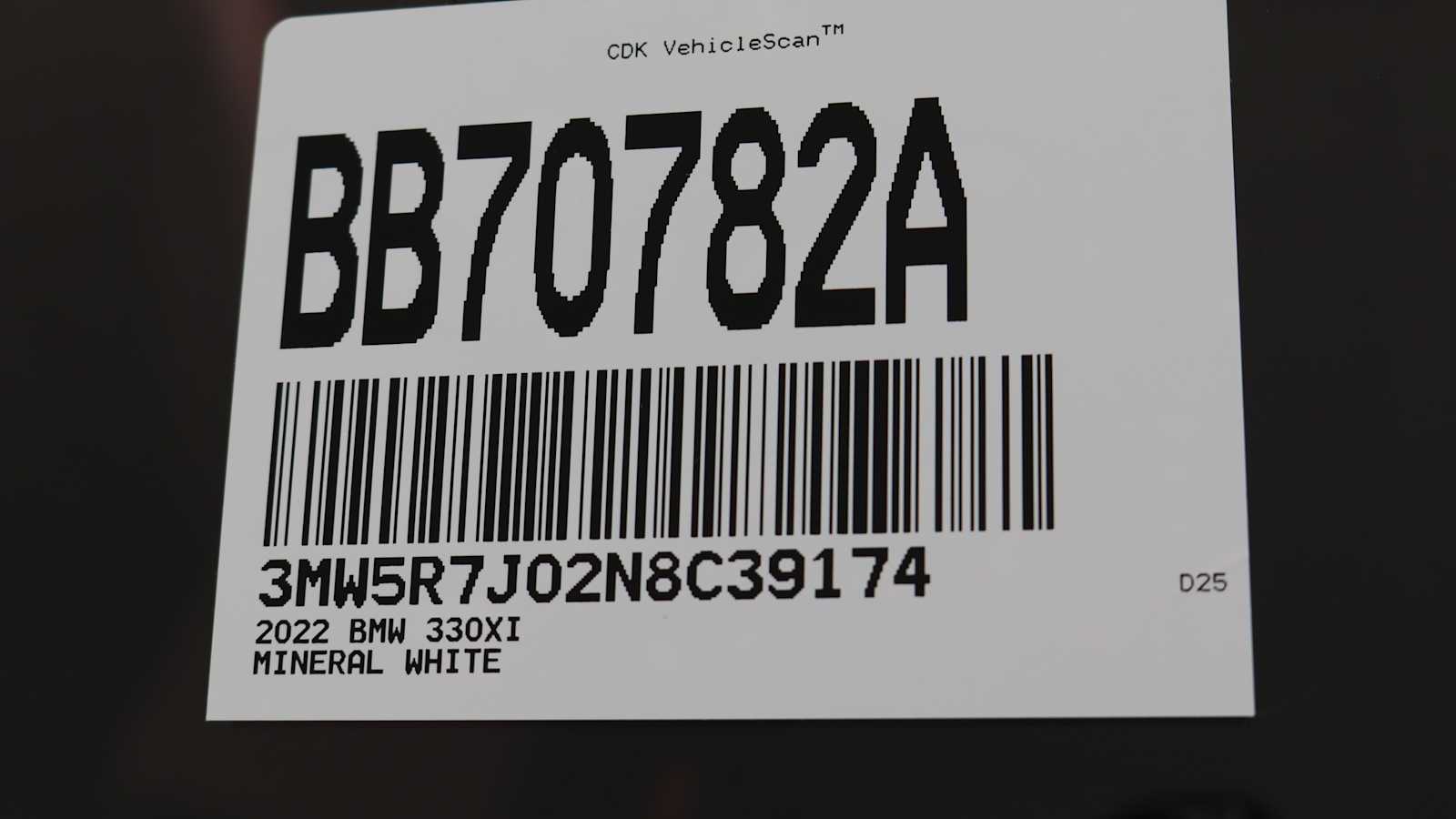 used 2022 BMW 330i car, priced at $36,898