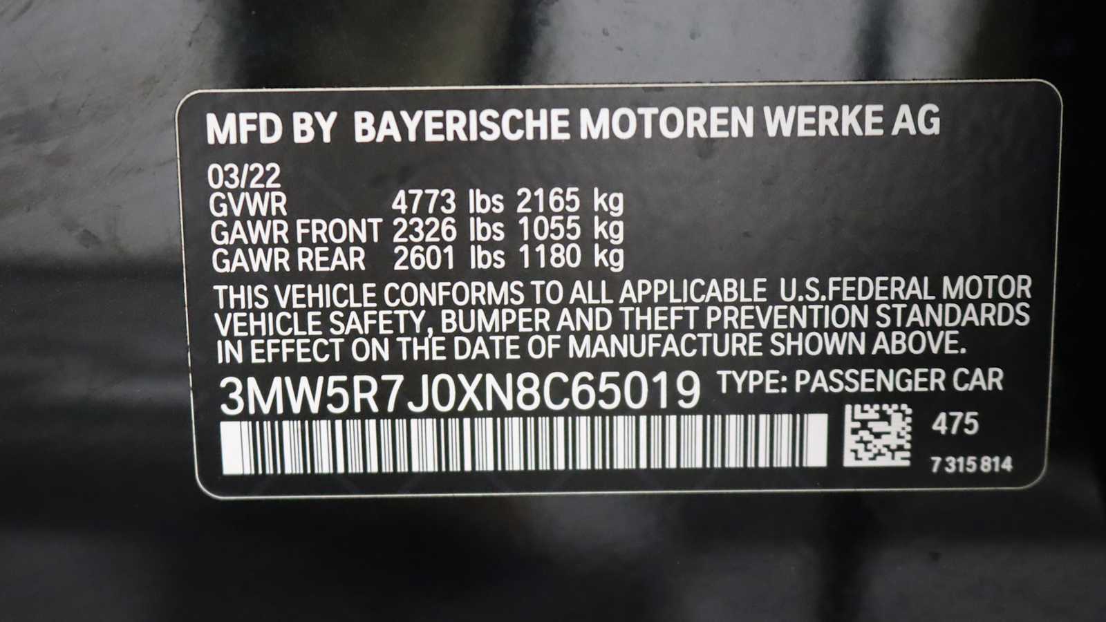 used 2022 BMW 330i car, priced at $35,798