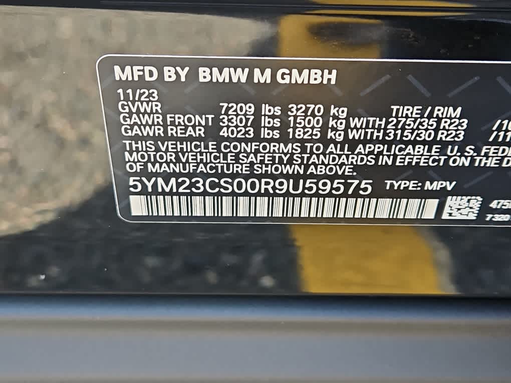 new 2024 BMW XM car, priced at $163,395