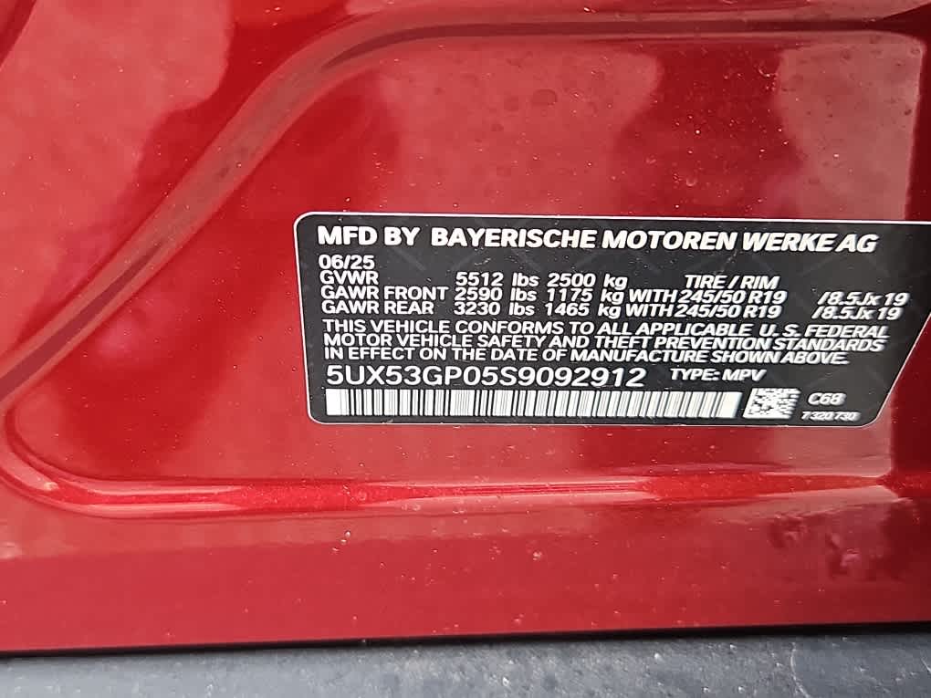 new 2025 BMW X3 car, priced at $56,410