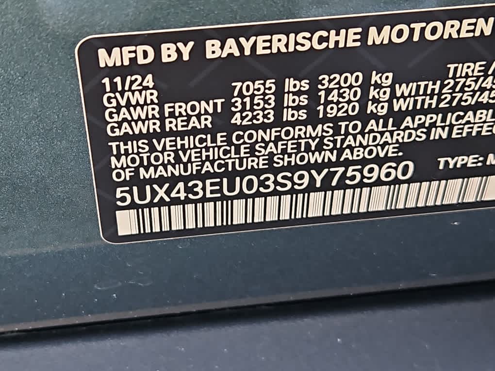 new 2025 BMW X5 PHEV car, priced at $78,325