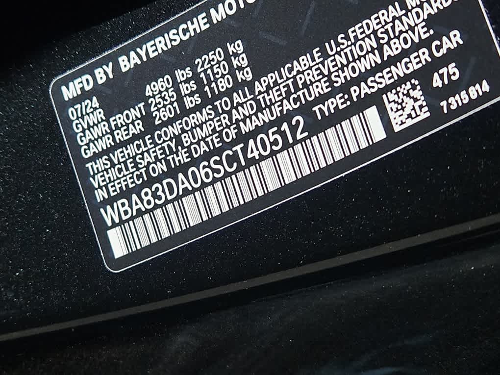 new 2025 BMW 4-Series car, priced at $70,130