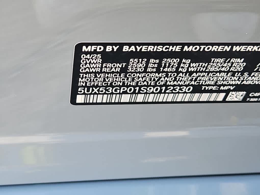 new 2025 BMW X3 car, priced at $61,460