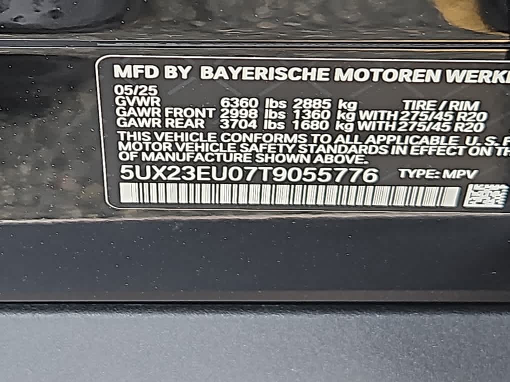 new 2026 BMW X5 car, priced at $80,150