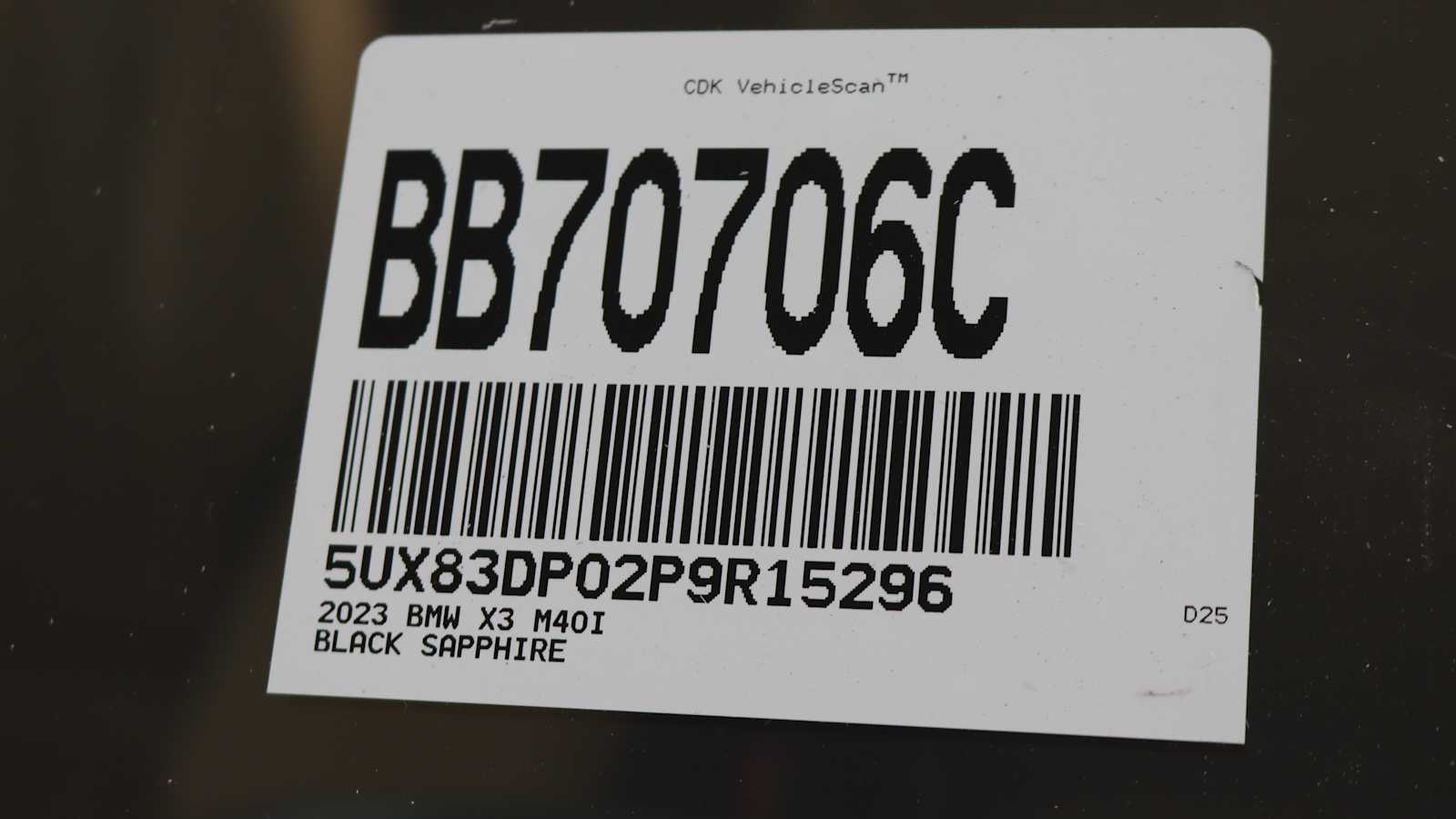 used 2023 BMW X3 car, priced at $54,698