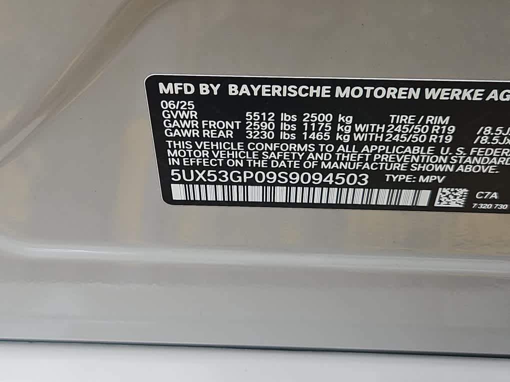 new 2025 BMW X3 car, priced at $56,975