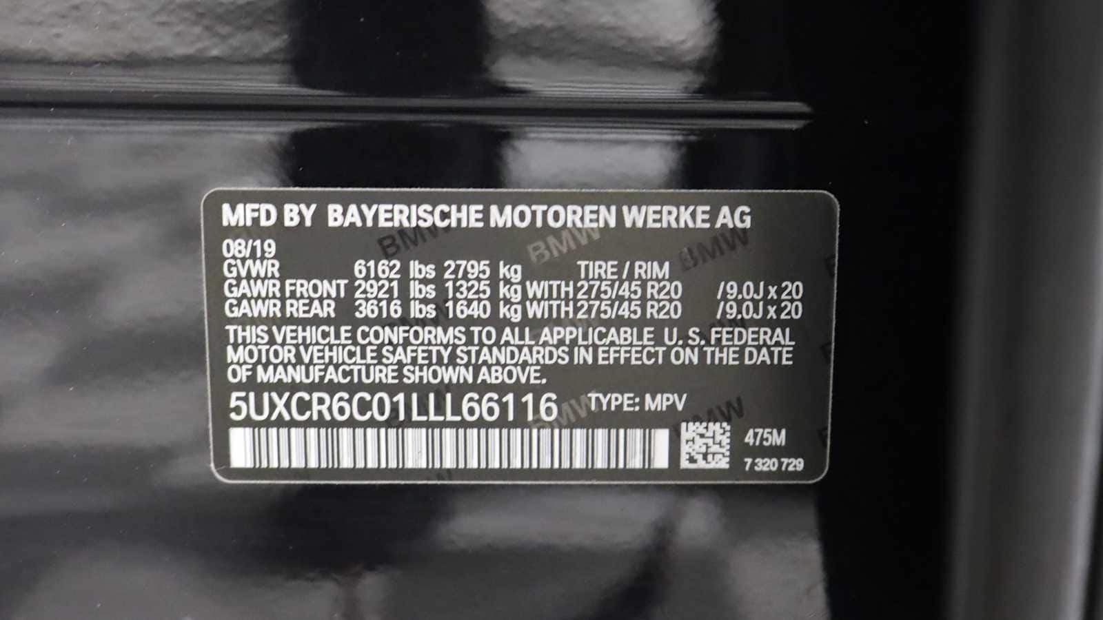 used 2020 BMW X5 car, priced at $36,698
