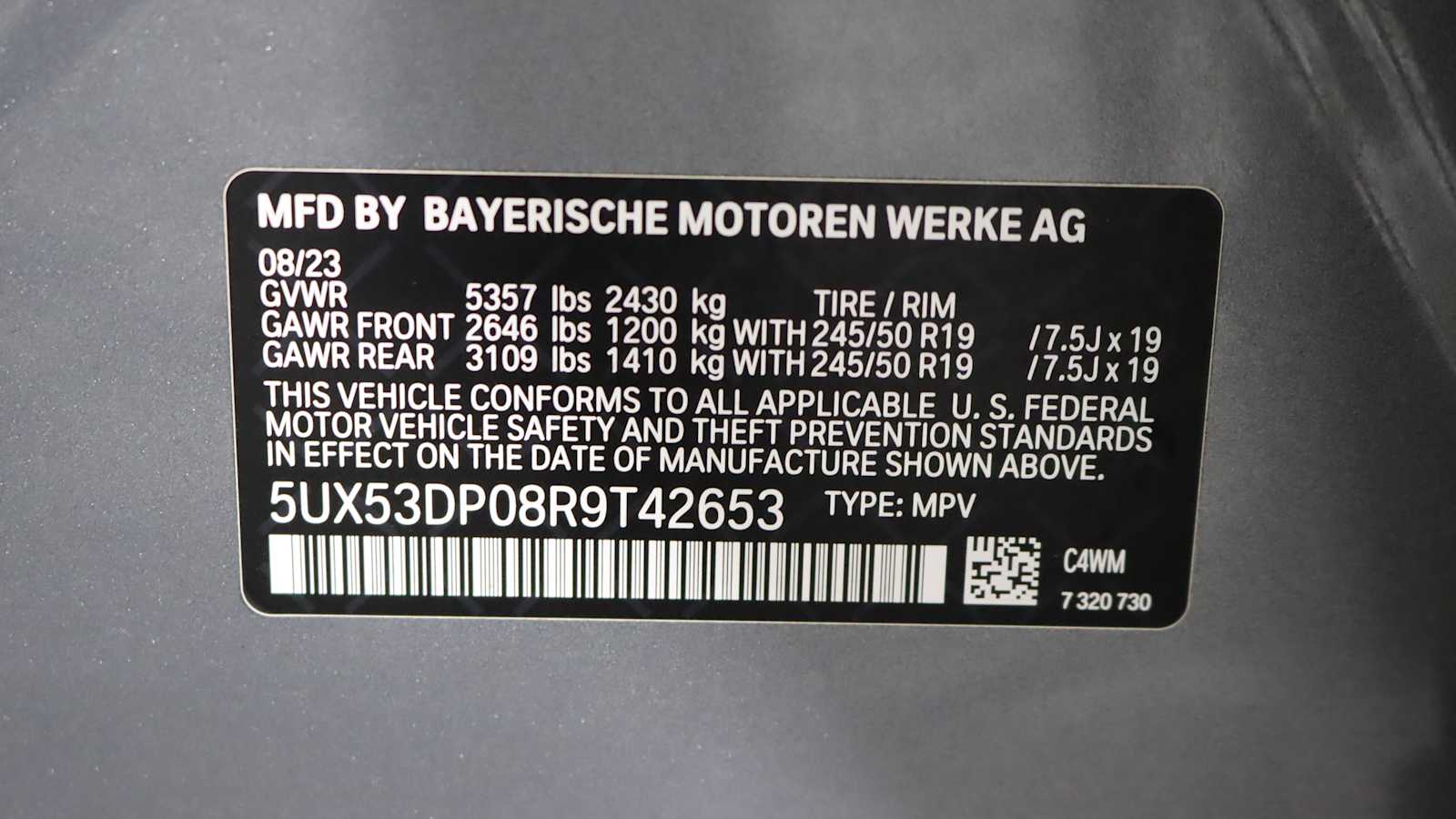 used 2024 BMW X3 car, priced at $43,698
