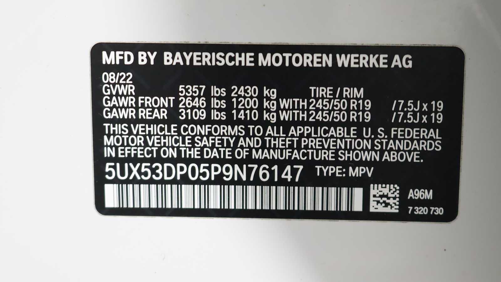 used 2023 BMW X3 car, priced at $38,898
