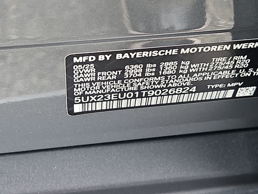 new 2026 BMW X5 car, priced at $78,275