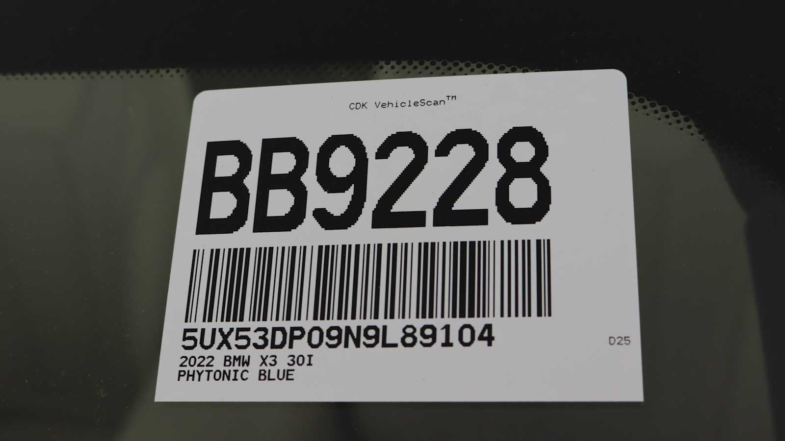 used 2022 BMW X3 car, priced at $37,798