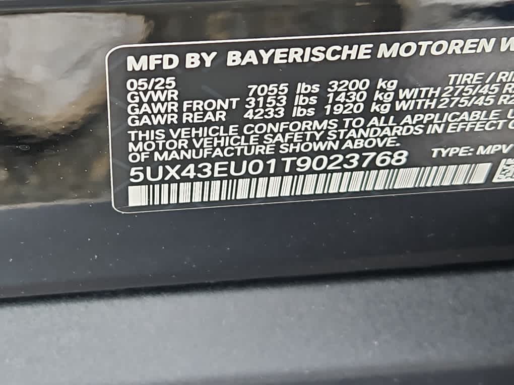 new 2026 BMW X5 car, priced at $83,775