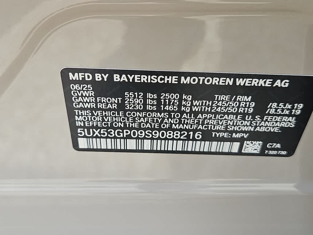 new 2025 BMW X3 car, priced at $54,125