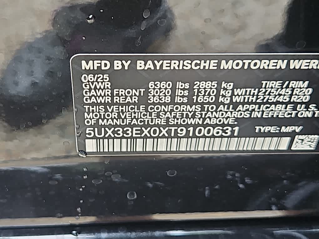new 2026 BMW X6 car, priced at $88,150