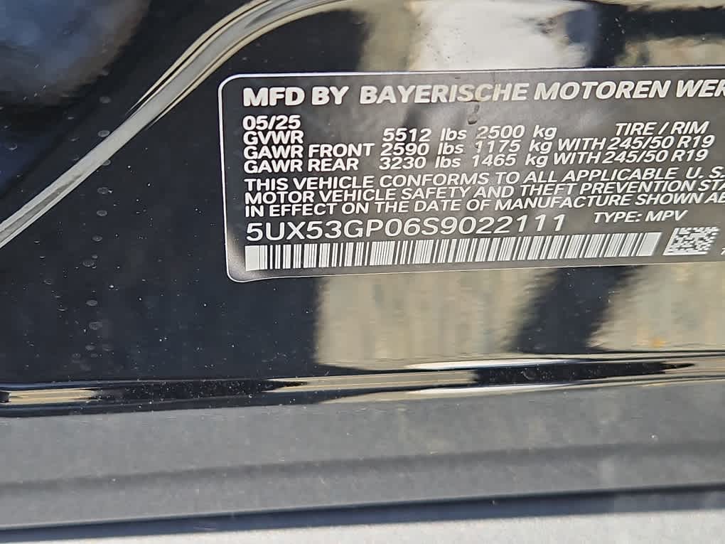 new 2025 BMW X3 car, priced at $56,925