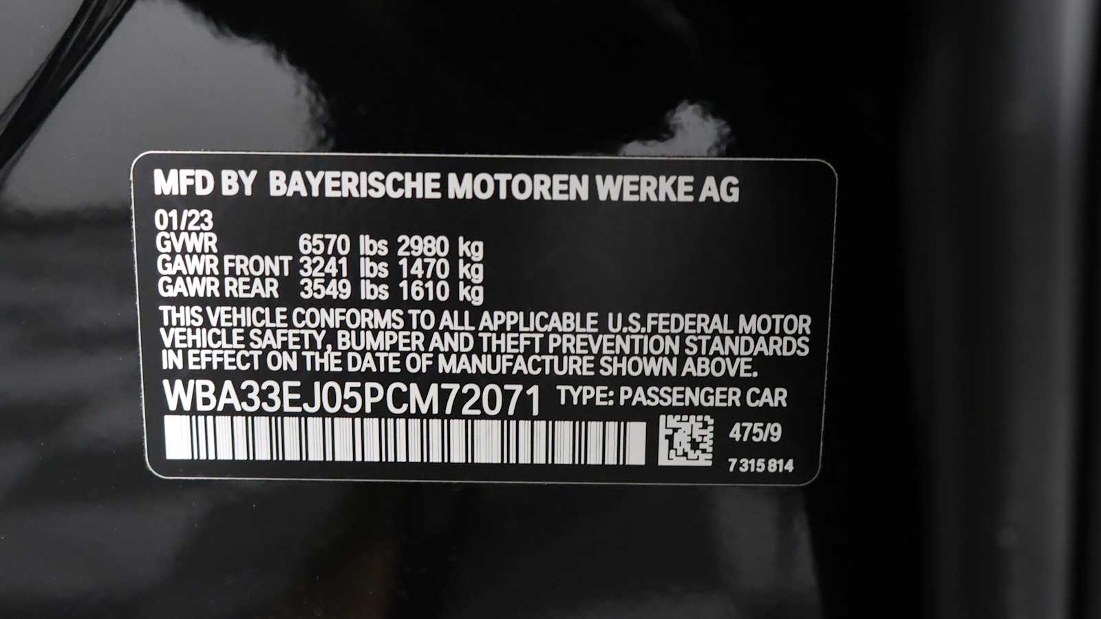 used 2023 BMW 760i car, priced at $89,698