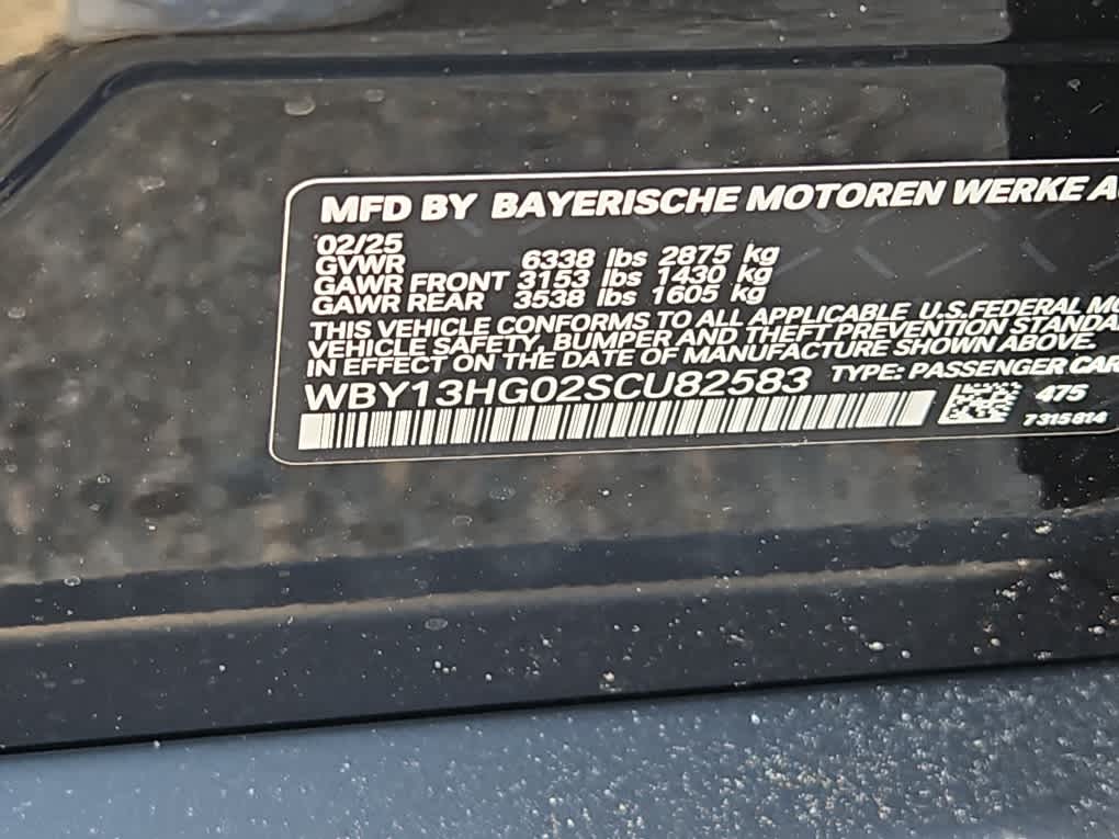 new 2025 BMW i5 car, priced at $76,275