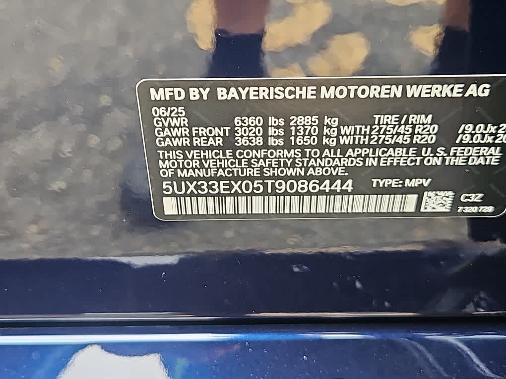 new 2026 BMW X6 car, priced at $82,825