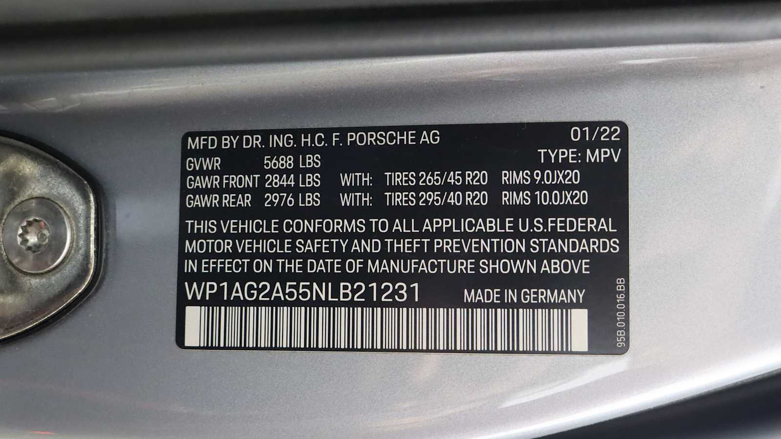 used 2022 Porsche Macan car, priced at $57,698