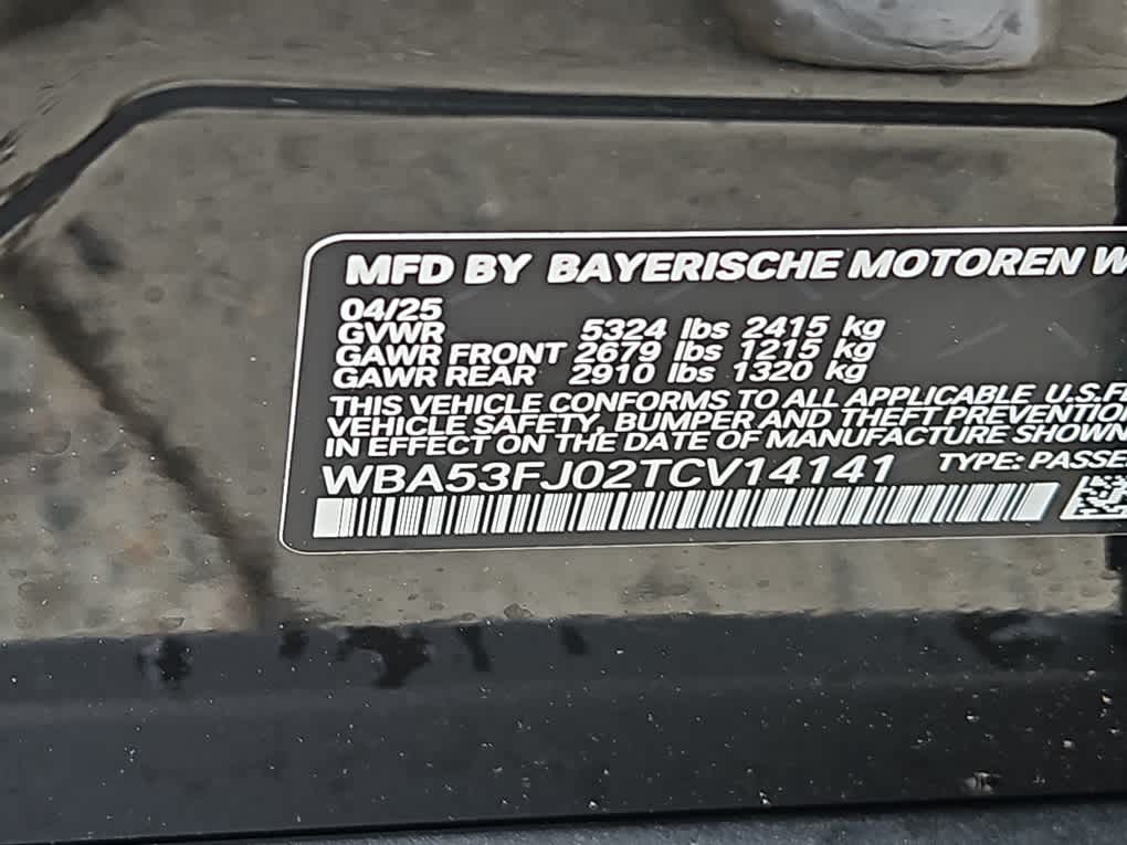 new 2026 BMW 5-Series car, priced at $63,325
