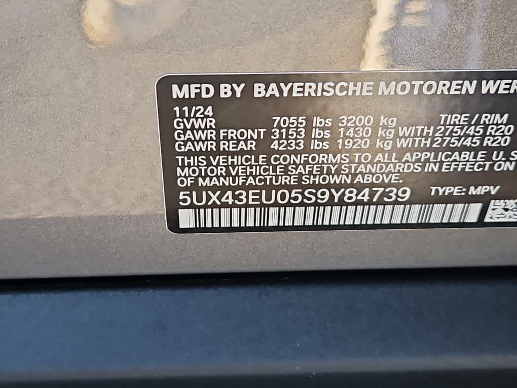 new 2025 BMW X5 PHEV car, priced at $79,775