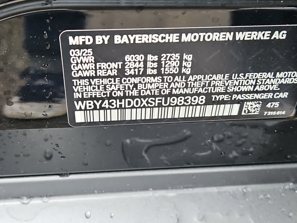 new 2025 BMW i4 car, priced at $64,775