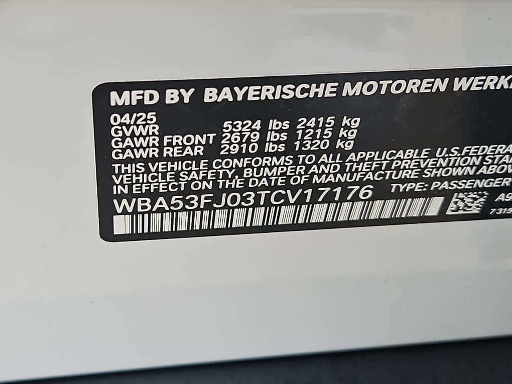 new 2026 BMW 5-Series car, priced at $69,275