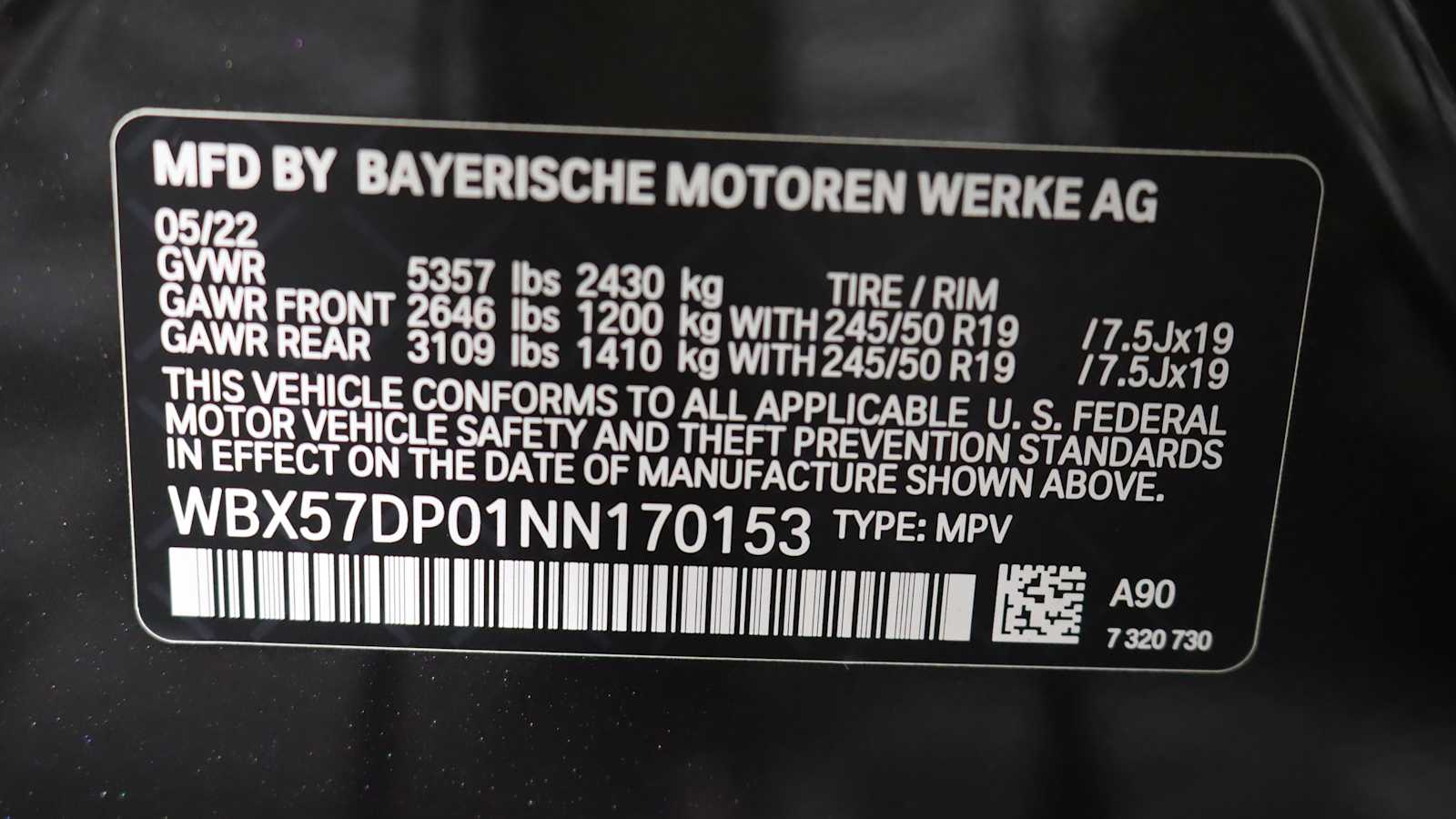 used 2022 BMW X3 car, priced at $36,698