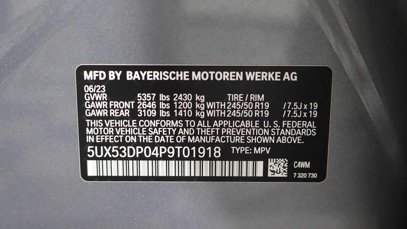 used 2023 BMW X3 car, priced at $32,598