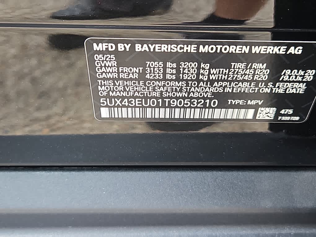 new 2026 BMW X5 car, priced at $78,850