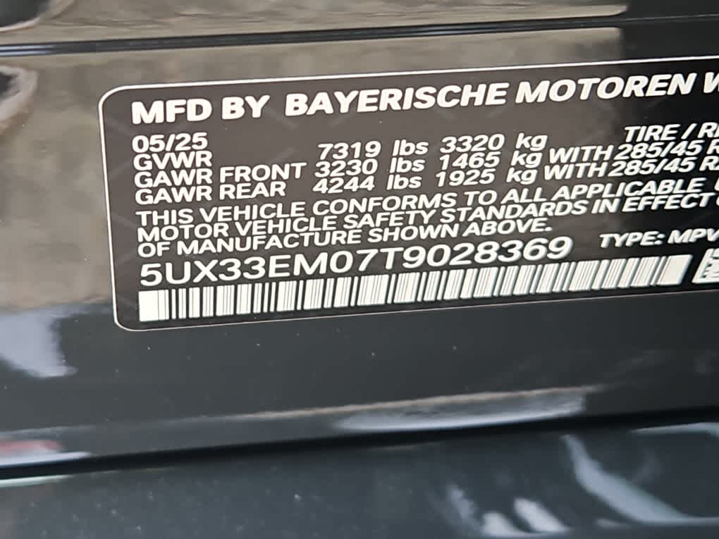 new 2026 BMW X7 car, priced at $121,525