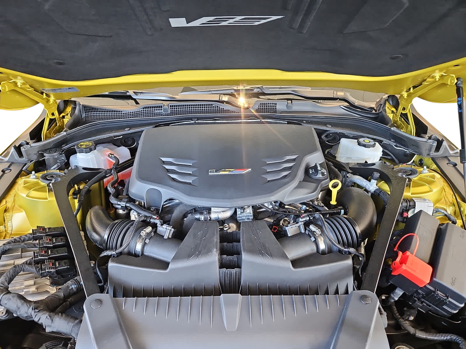 new 2025 Cadillac CT4-V car, priced at $70,865