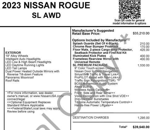 used 2023 Nissan Rogue car, priced at $28,998