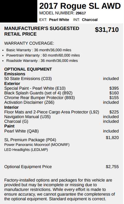 used 2017 Nissan Rogue car, priced at $14,888