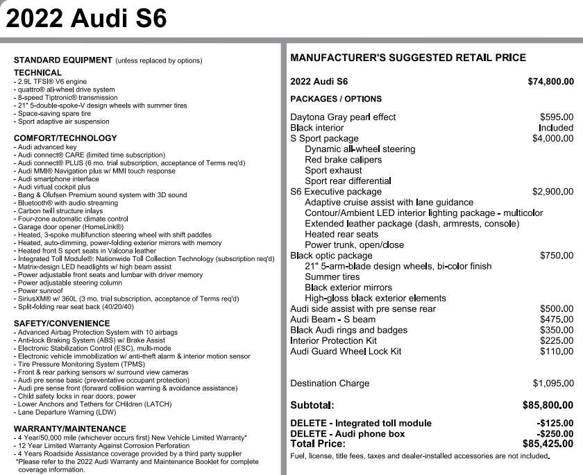 used 2022 Audi S6 Sedan car, priced at $51,998