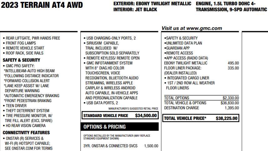 used 2023 GMC Terrain car, priced at $27,988