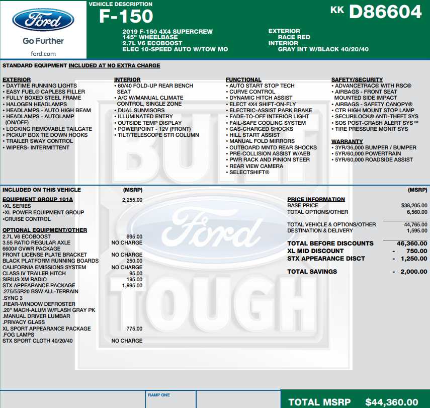 used 2019 Ford F-150 car, priced at $24,998