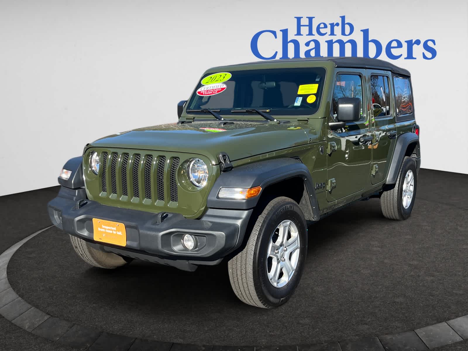 used 2023 Jeep Wrangler car, priced at $35,998