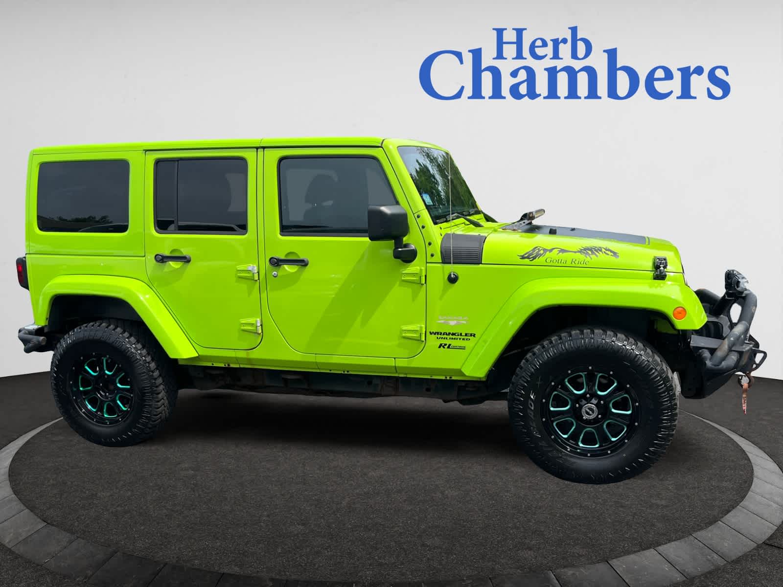 used 2013 Jeep Wrangler Unlimited car, priced at $15,788