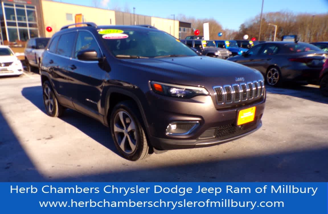 used 2021 Jeep Cherokee car, priced at $24,798